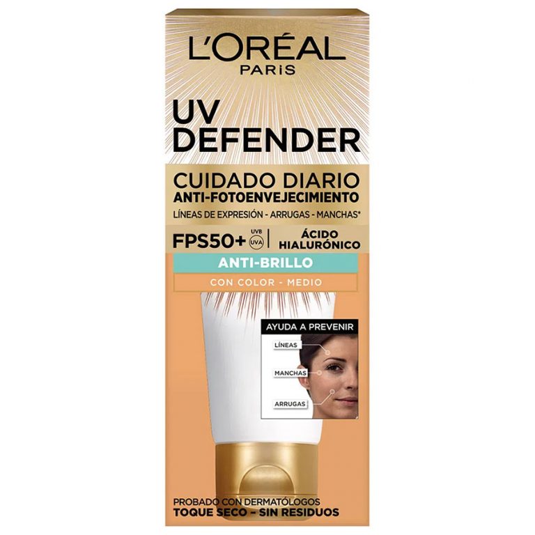 Protector Solar Loreal Uv Defender Anti Brillo Fps Astrid Cerna Makeup